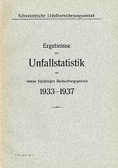 Titelblatt Fünfjahresbericht 1933-1937